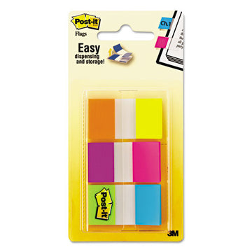 Post-it® Flags Page Flags In Portable Dispenser, Assorted Brights, 5 Dispensers, 20 Flags-color freeshipping - TVN Wholesale